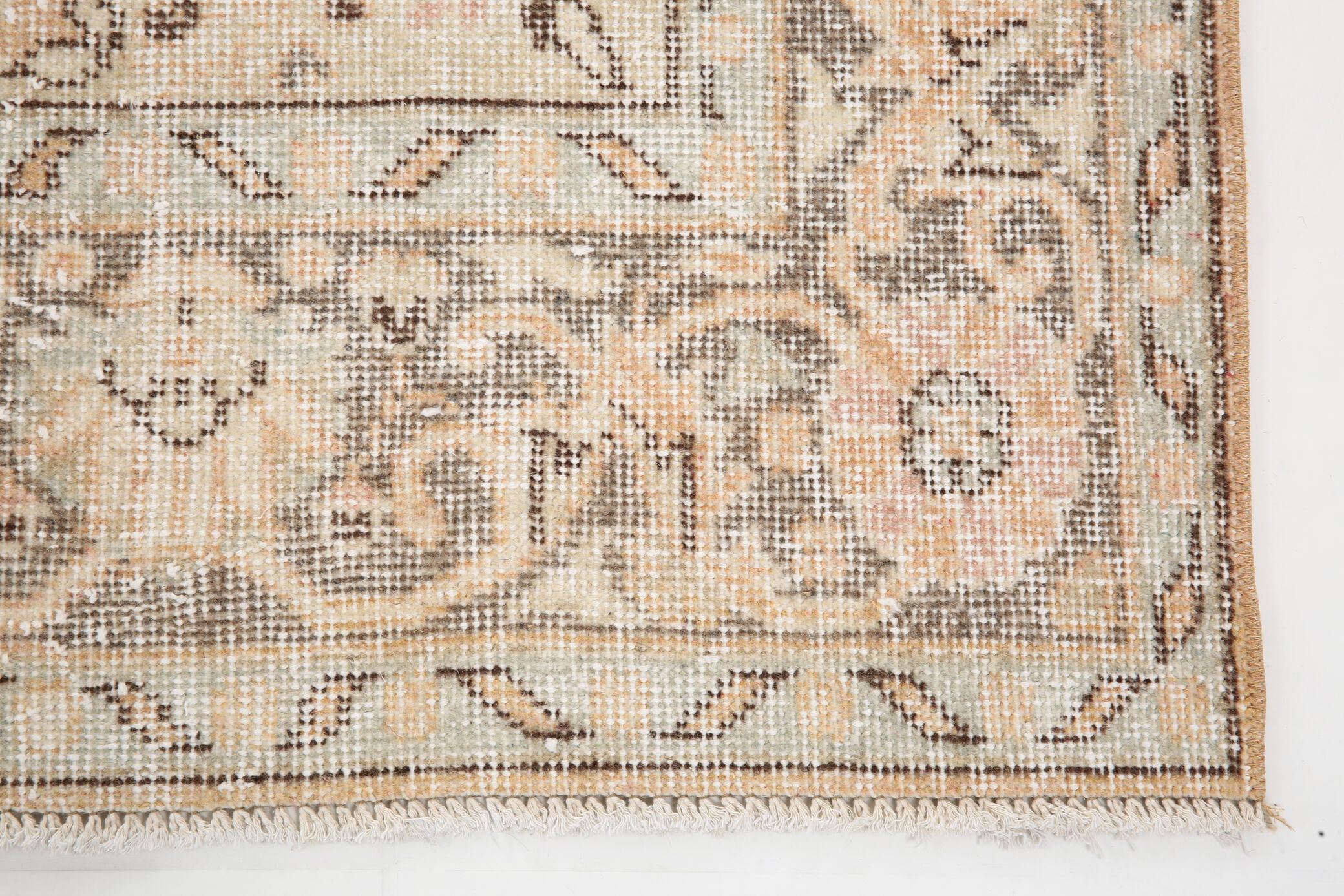 7x11 classic turkish vintage rug, vintage carpet rug 331x205cm