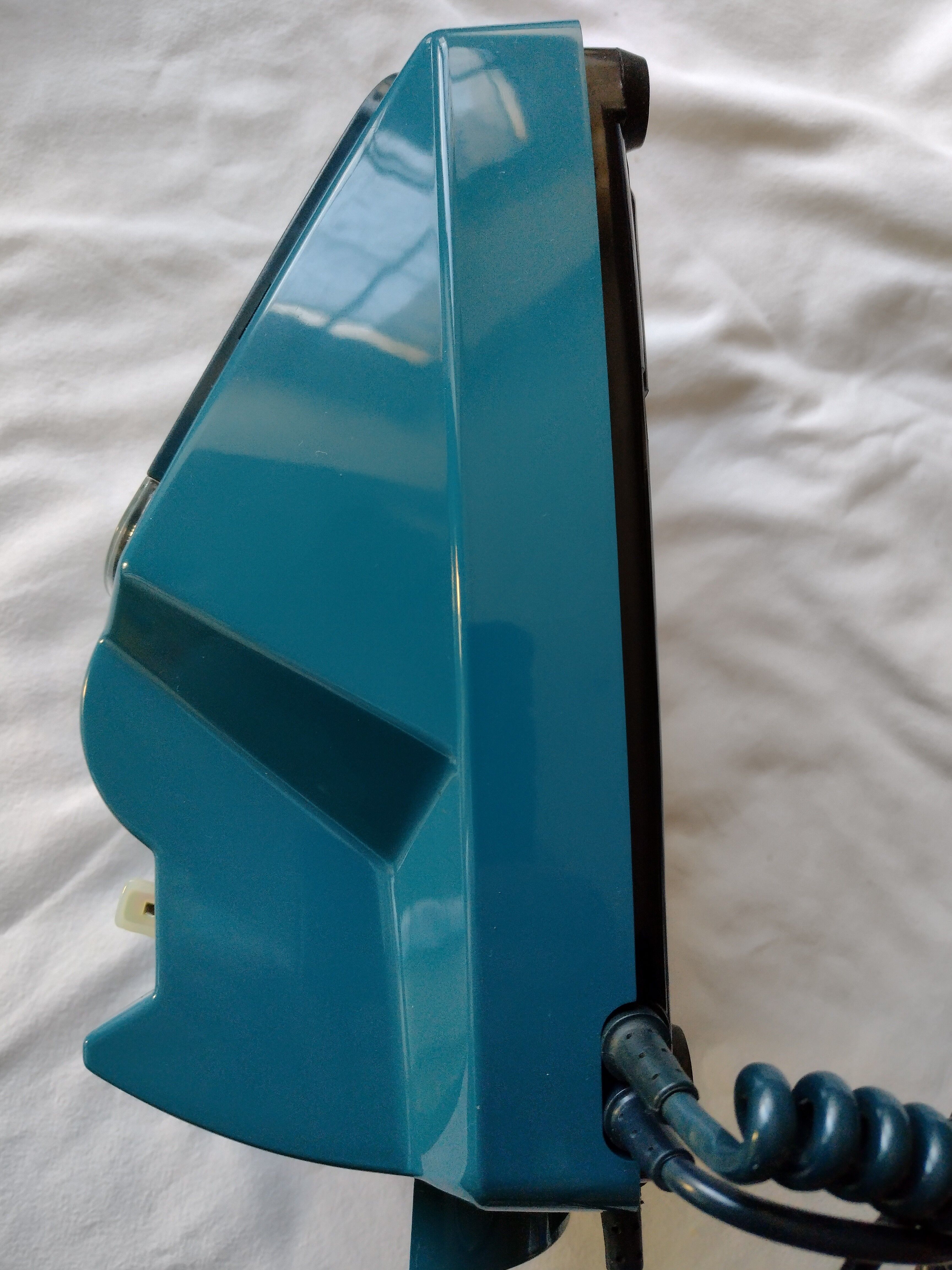 Old Blue Phone Vintage S63 Socotel with Ptt Keyboard