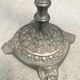 Pair of pewter candle holders - Made in Italy - 70s