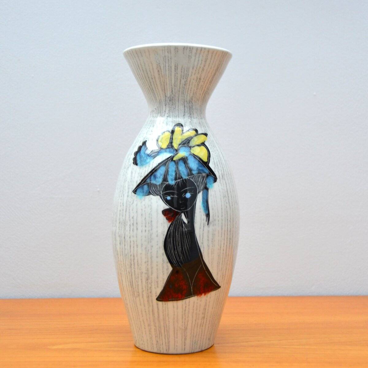 Vase en céramique » La Settimello » Italie vintage 1950s