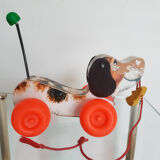 Little Snoopy , dog trainer Fisher Price, wooden , vintage