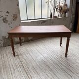 Turned leg cherry table 160cm