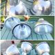 Set of 3 industrial pendant lights