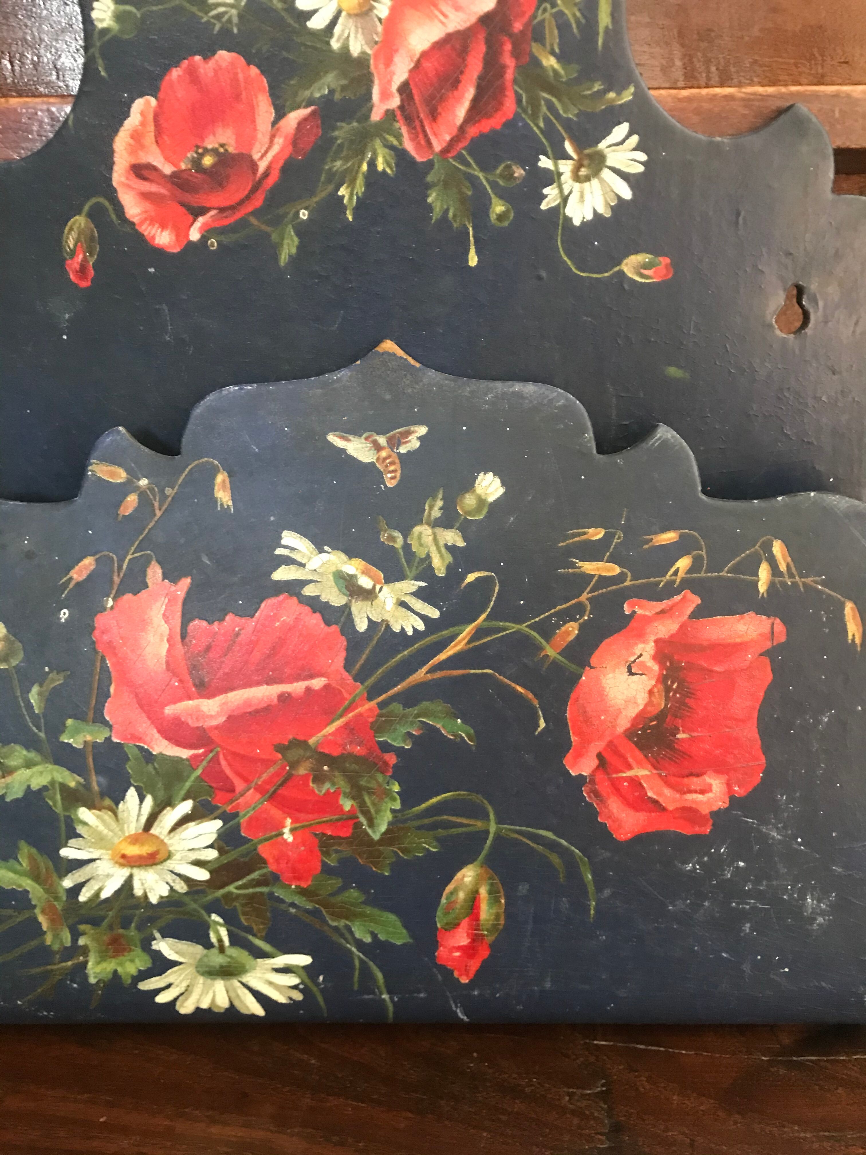 Painted cardboard wall mail carrier