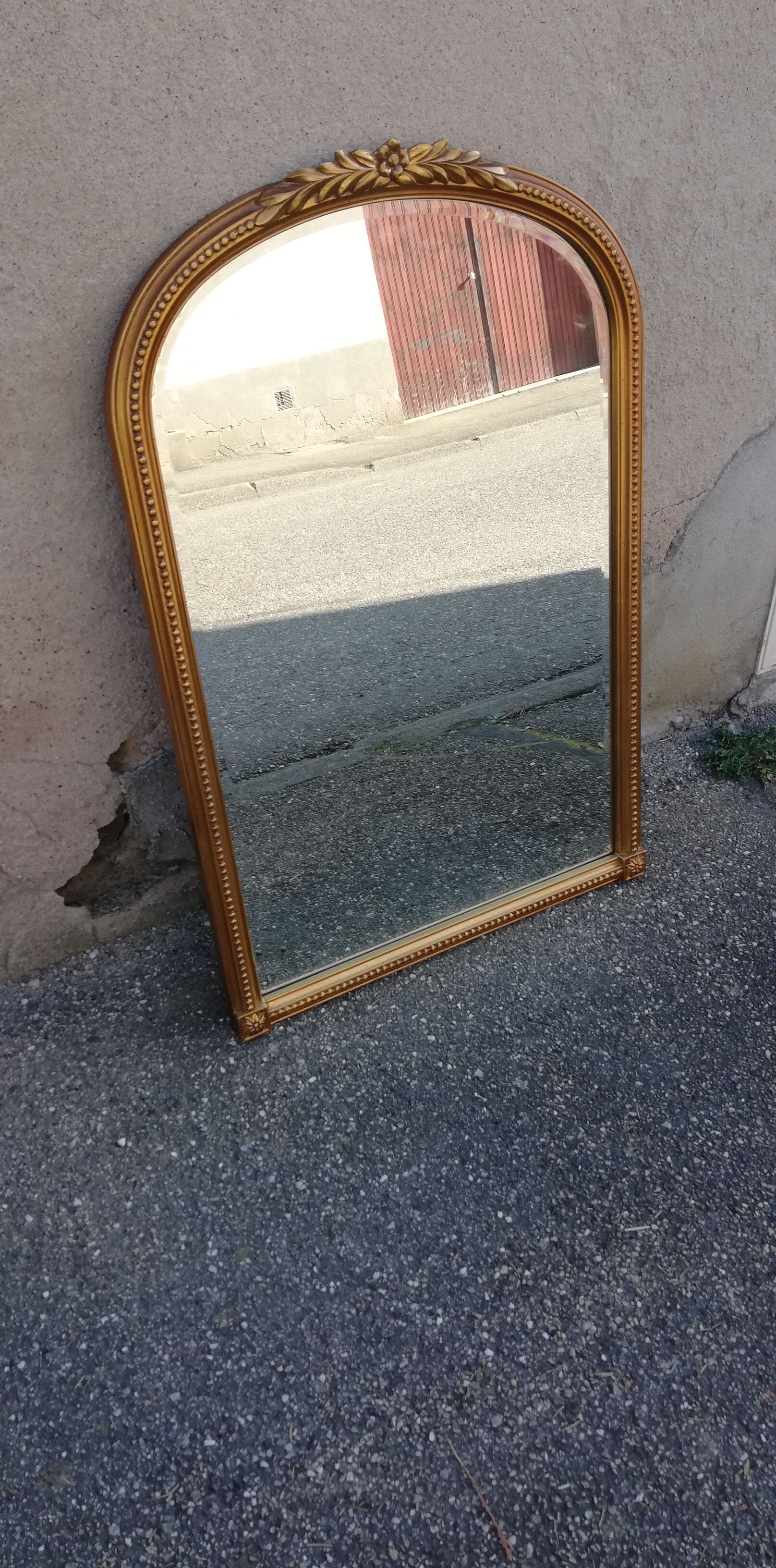 Miroir vintage doré