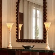 Paire de lampes de table en albâtre par Massive