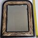 Antique Louis-Philippe mirror, painted wood imitation wood, 27 x 34 cm, 19th century