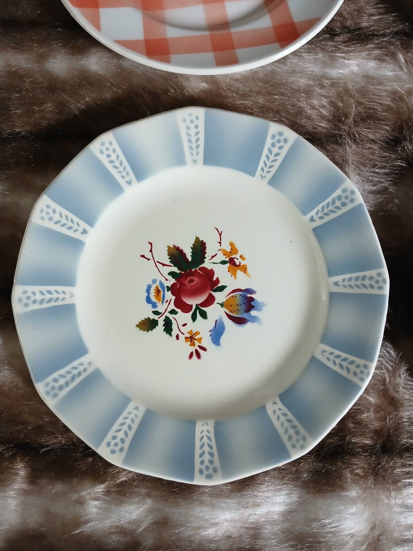 12 mismatched vintage dessert plates