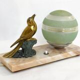 Art Deco night light lamp