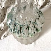 Carafe ancienne asperge Legras fin XIXe