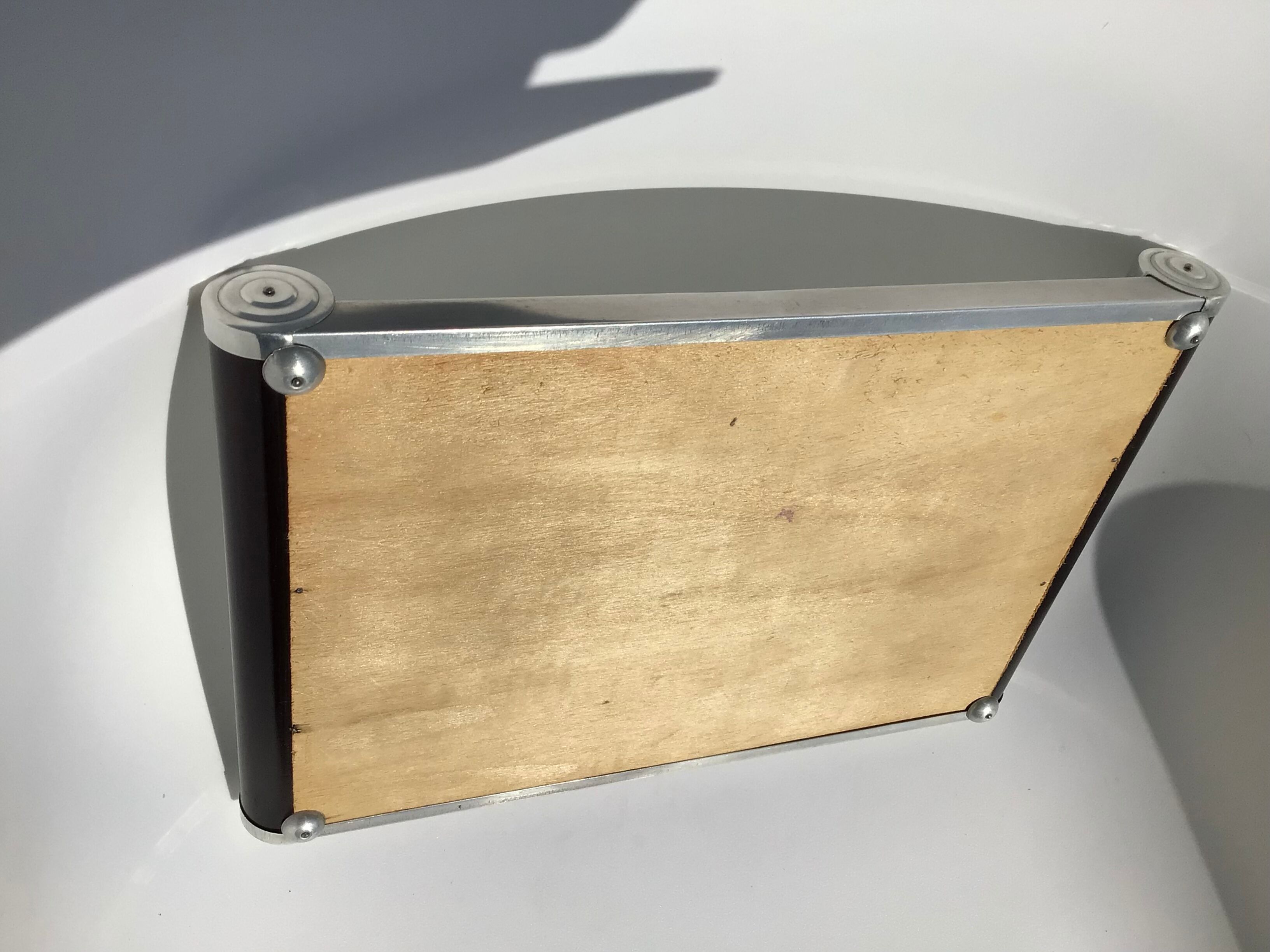 Art deco mirror tray rollers