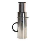 Stelton / Erik Magnussen “EM 77” set with thermos, milk jug, and sugar bowl / Stainless steel / 0.5 L / Danish modern design