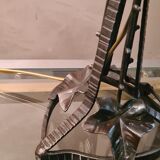 Lamp art deco and lampshade in opaque glass