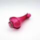 Set of 2 Organic Art Vases Josef Hospodka - Sommerso Fuchsia