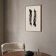 Tirage d'art Plumes Noires 50x70 par  Eawy