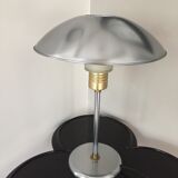 Mushroom lamp 70s glass and metal