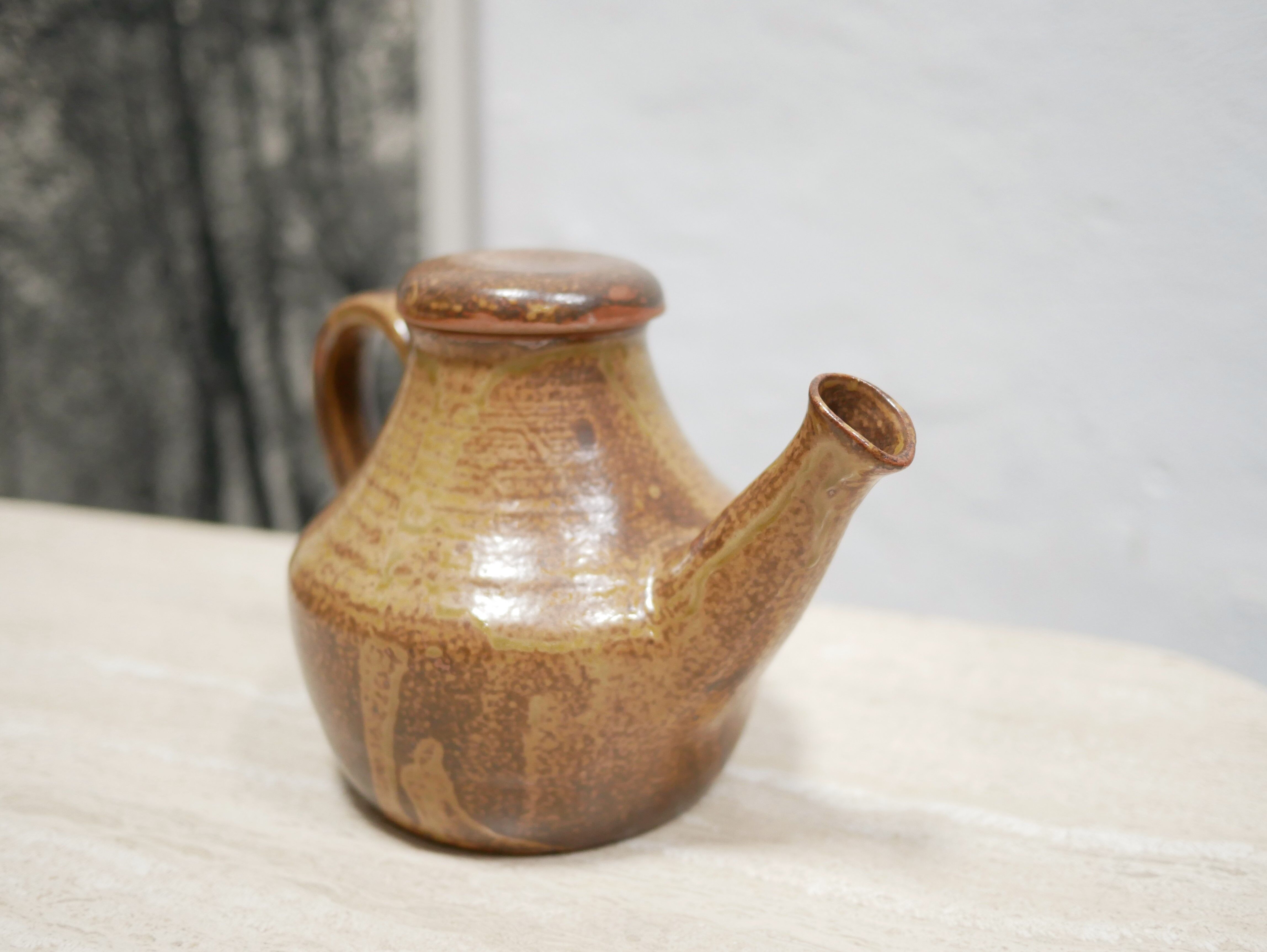 Vintage sandstone teapot