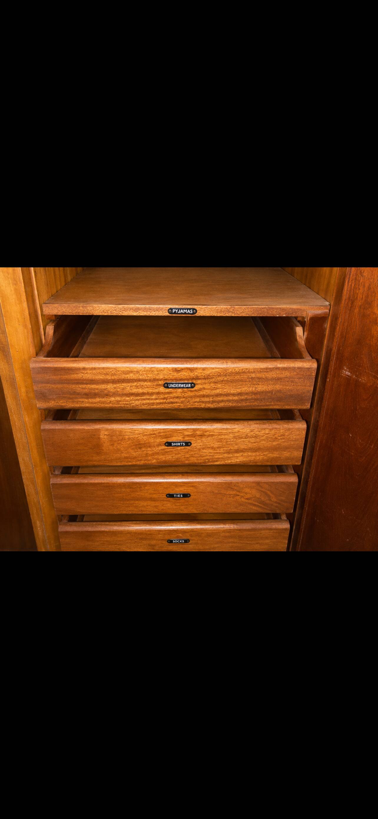 Beautiful English wardrobe.