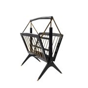 Mid-century Modern brass magazine rack, Ico e Luisa Parisi  Italy 1950