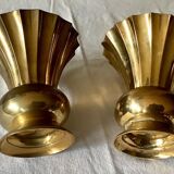 Paire de vases en bronze