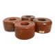 Four ceramic candle holders AVV VVK Yser Tour Dixmude