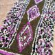 Vintage Boucherouite Berber hallway rug: Moroccan rug