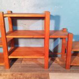 Etagère sur pied "pin" 1970s