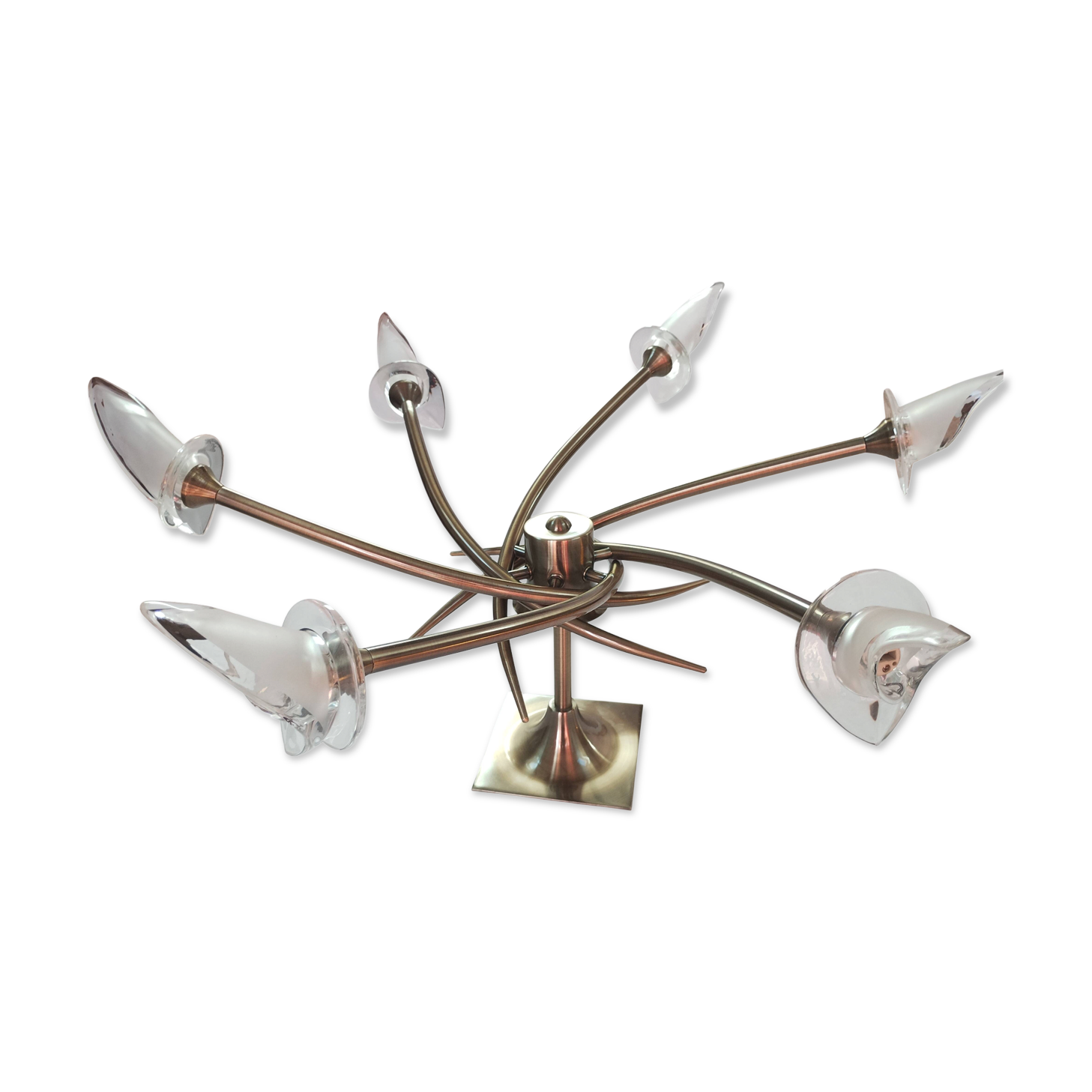 Ceiling light fixture with 6 branches "lily flowers/aromas"