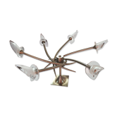 Ceiling light fixture with 6 branches "lily flowers/aromas"