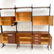 Mid centuryitalian free standing wall unit, 1960s
