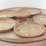 Vintage stoneware serving dish from the 1970s.
