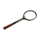Vintage racket without Olympic Sport ropes