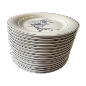16 Bernardaud nemours flat plates