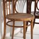 Antique armchairs with armrests (circa 1920). Set of 4 pieces no. 3