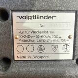 Voigtländer VP135 AF slide projector with manual and two magazines