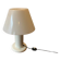 Guzzini lamp, white lacquered metal, height 55cm, 1970s vintage