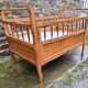 Wooden cot, vintage, 50s