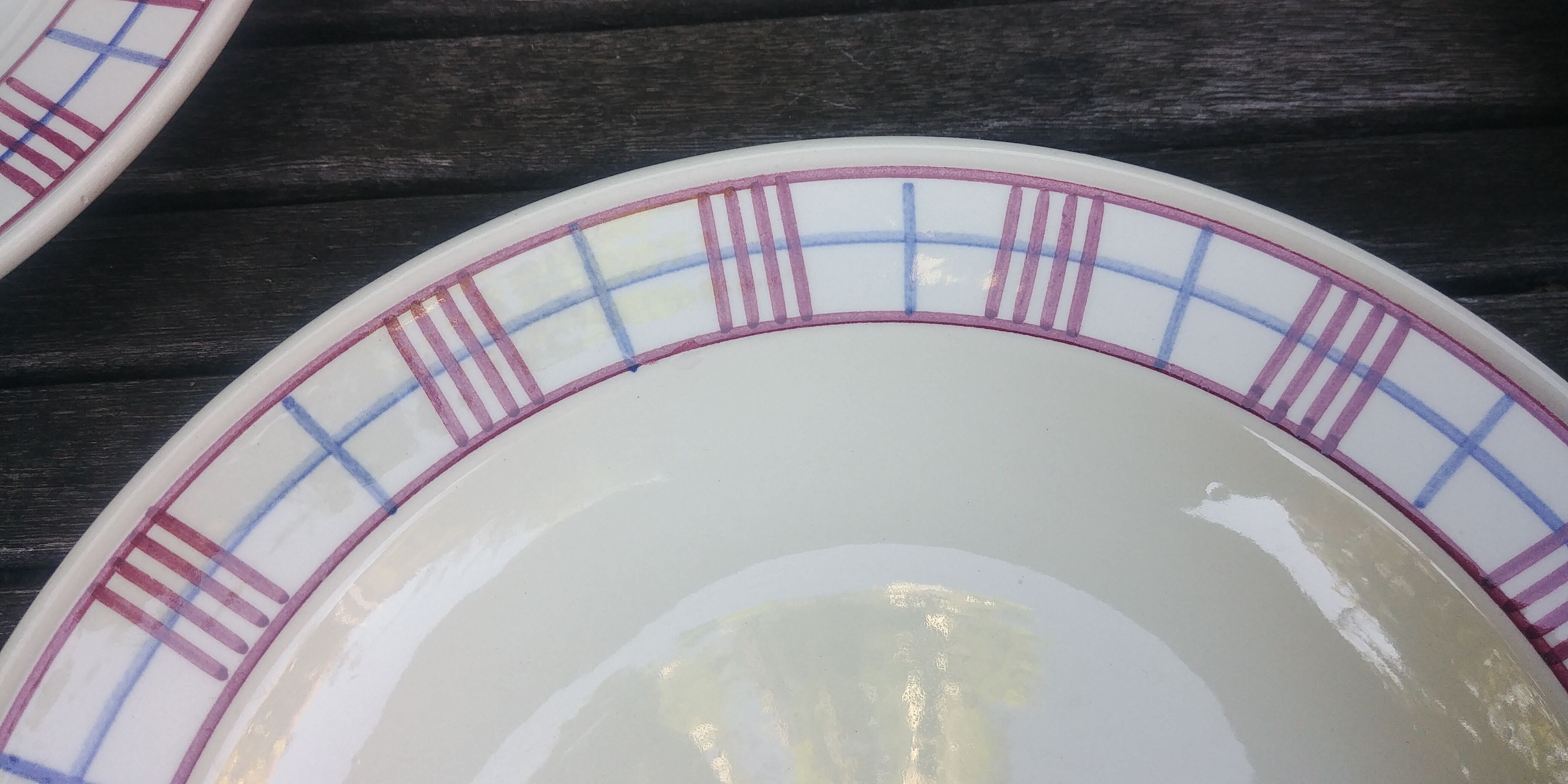 Set of eight hollow plates Villeroy & Boch model CAROLA