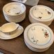 34-piece service, Longchamp Bagatelle model, made and painted by hand