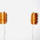 Set Of Curved Pine Veneer Wall Lamps By Hans-Agne Jakobsson For Markaryd, Sweden 1960S