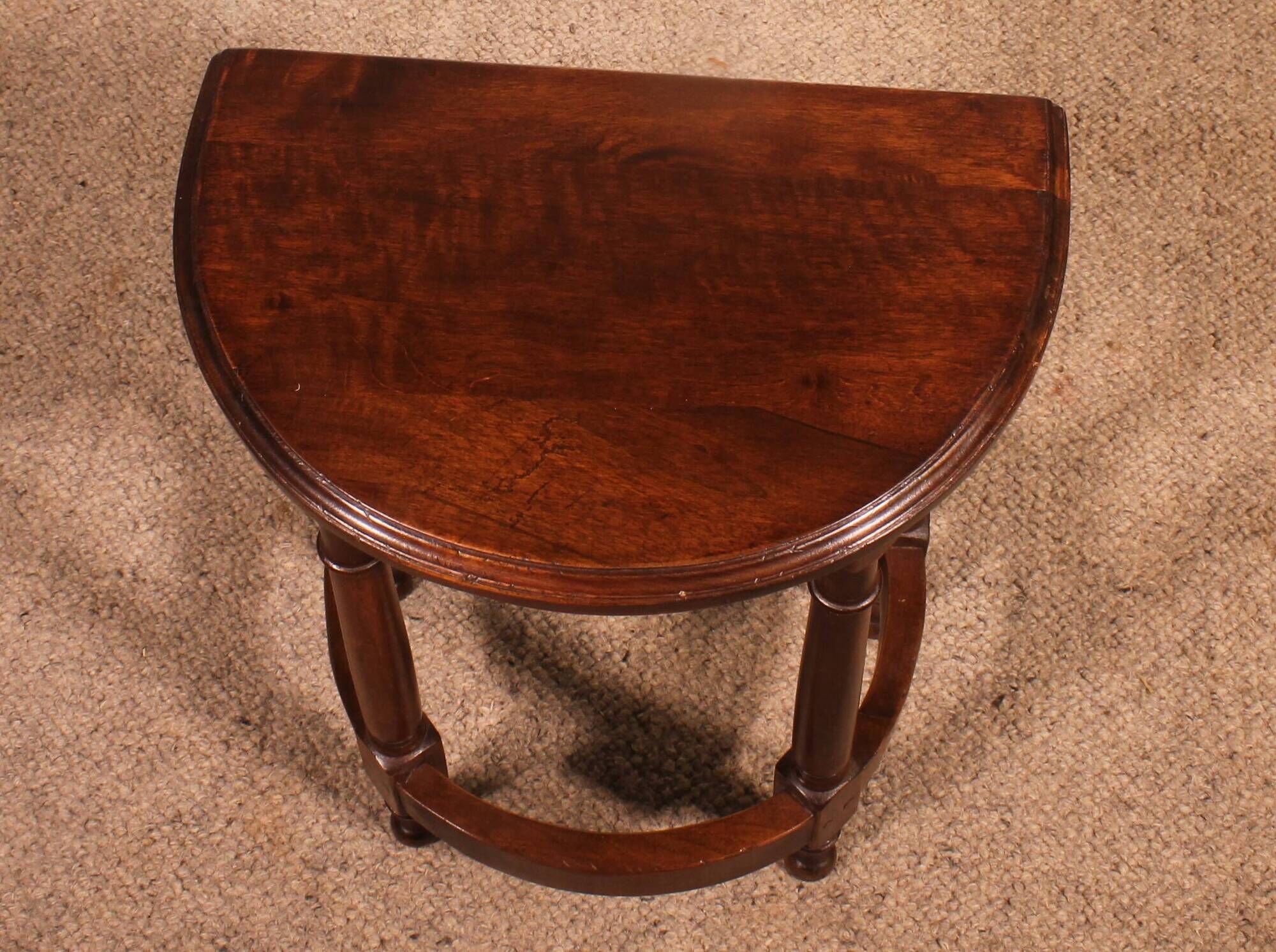 walnut stool in Renaissance style