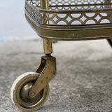 Table desserte à roulettes bar vintage 1950