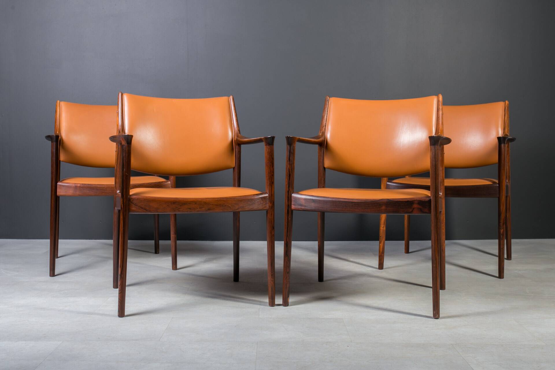 Set of 4  "Elton" Armchairs by Torbjørn Afdal, Norway, 1960s