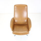 Midcentury Scandinavian Swivel Armchair, 1960s