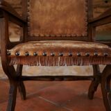 Pair of neo-Gothic armchairs