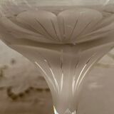 Set of 4 vintage Sèvres Primavera crystal stemware