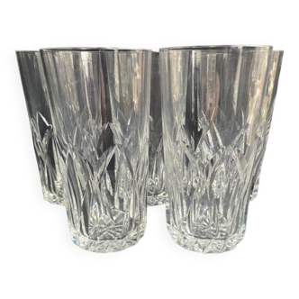 5 Grands verres Saint Louis service Camargue