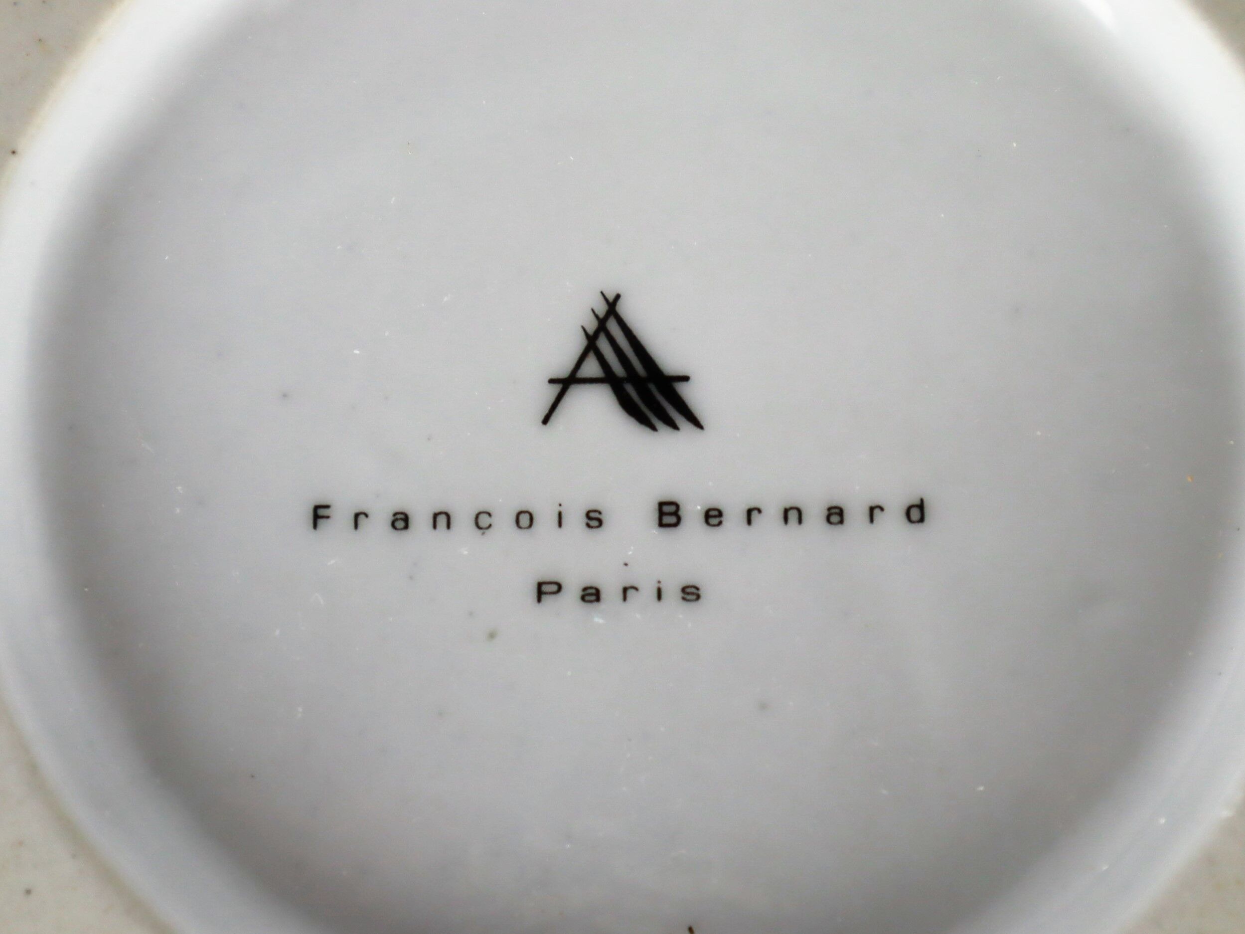 Black and grey porcelain vase by François Bernard