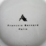 Black and grey porcelain vase by François Bernard