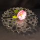 Presentation dish on glass foot